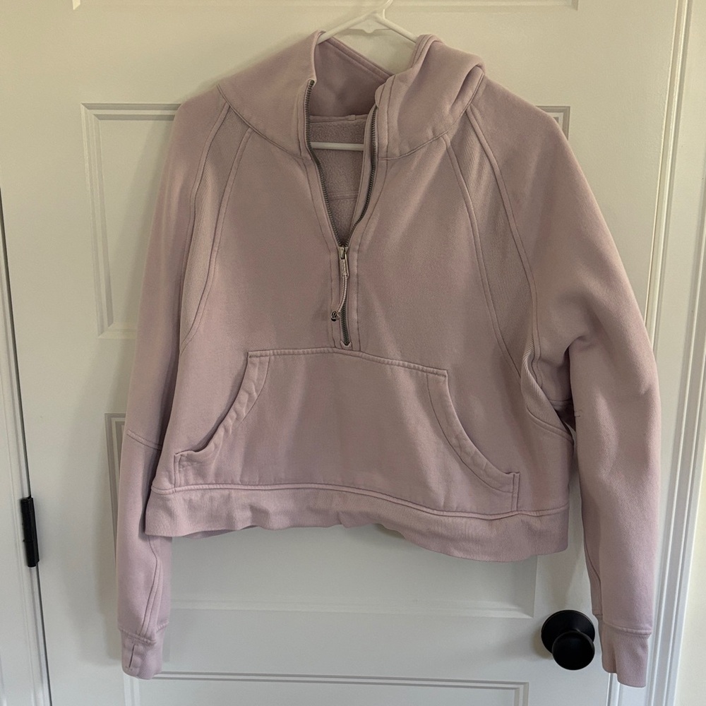 Lululemon Scuba Oversized half zipped hoodie